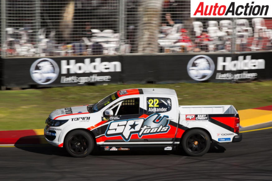 Tom Alexander took out the SuperUtes reverse grid race - Photo: Rhys Vandersyde
