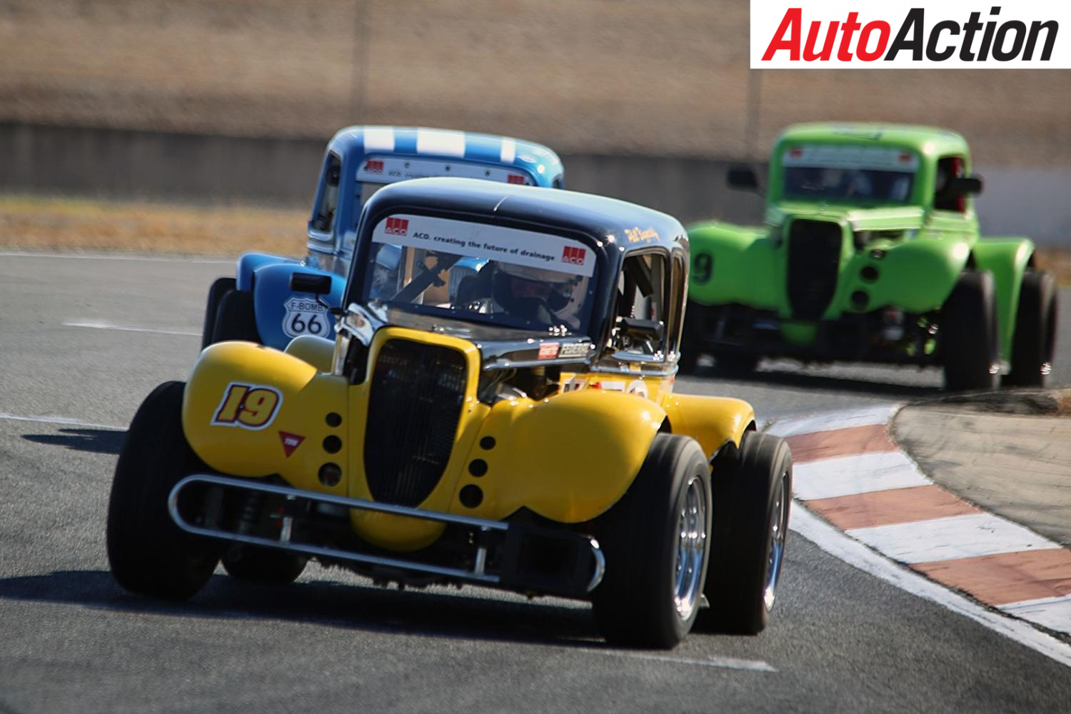 Legend Cars were also on track as part of the AMRS Photo Supplied