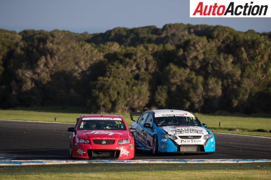 Jack Smith and Zac Best in the V8 Touring Cars - Photo: Rhys Vandersyde