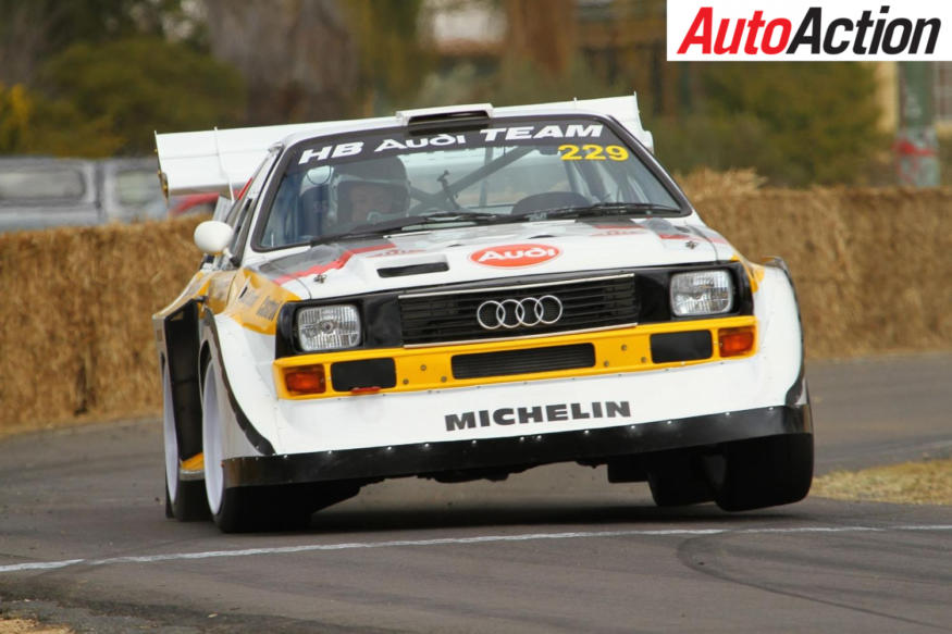 Audi Quattro S1 Group B Rally Car at the Leyburn Sprints - Photo: Trapnel Creations