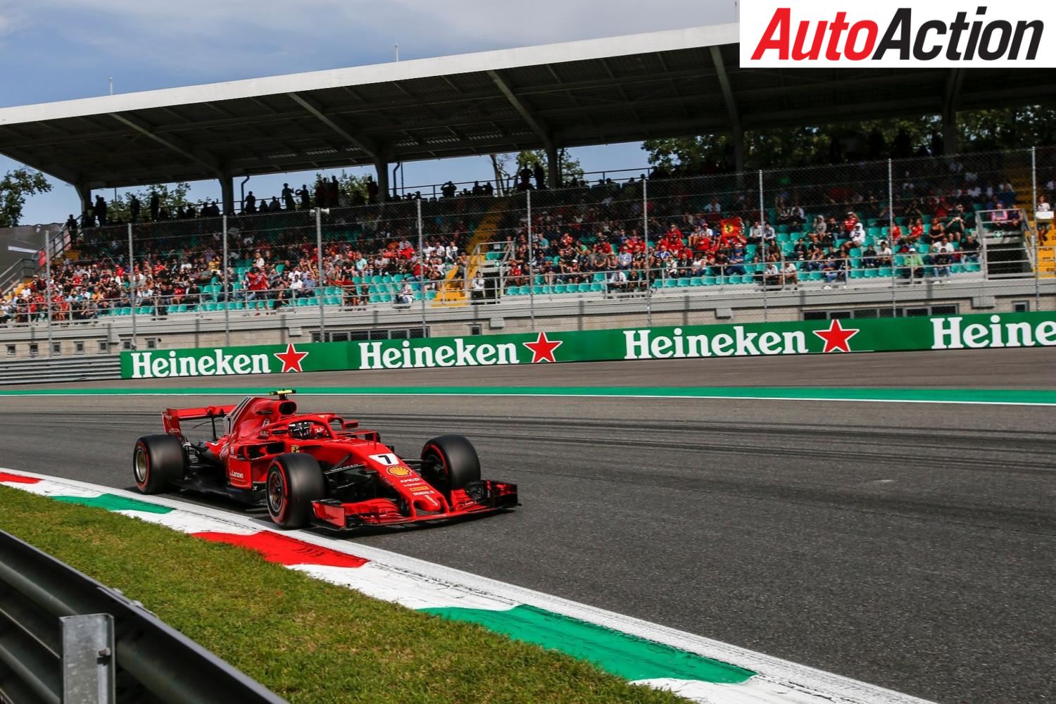 Kimi Raikkonen will start the Italian Grand Prix from pole - Photo: Suttons Images