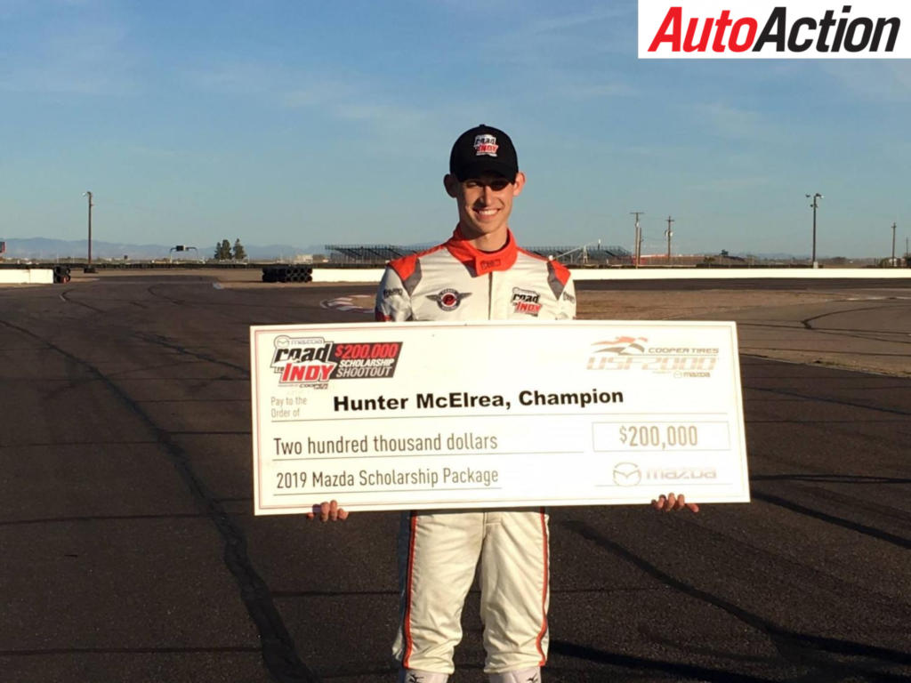 Hunter McElrea wins Mazda Road to Indy Shootout - Photo: USF2000 Facebook