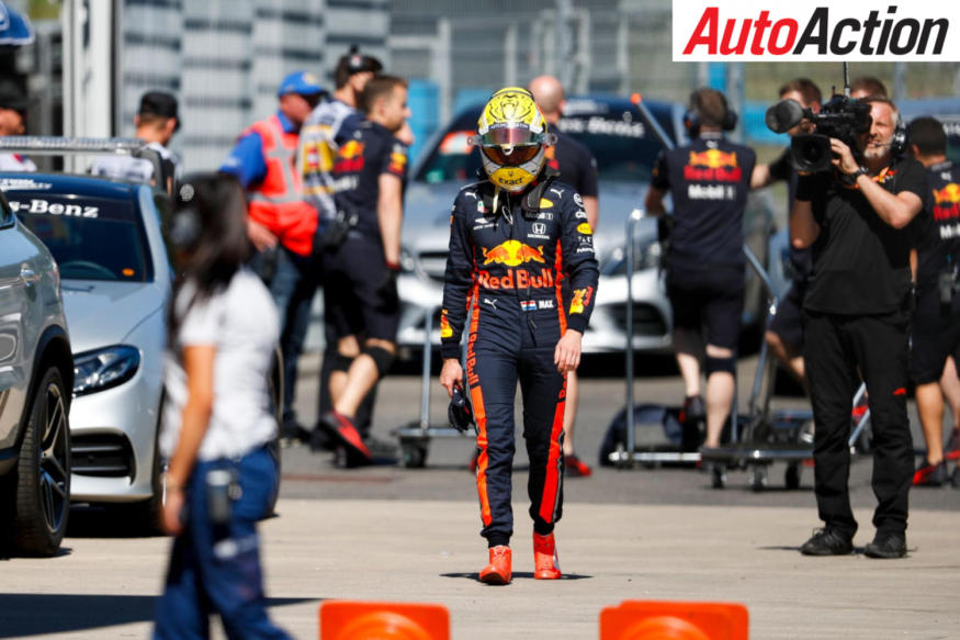 Max Verstappen Walking Back To The Pits After His Crash Photo Lat Auto Action 7917