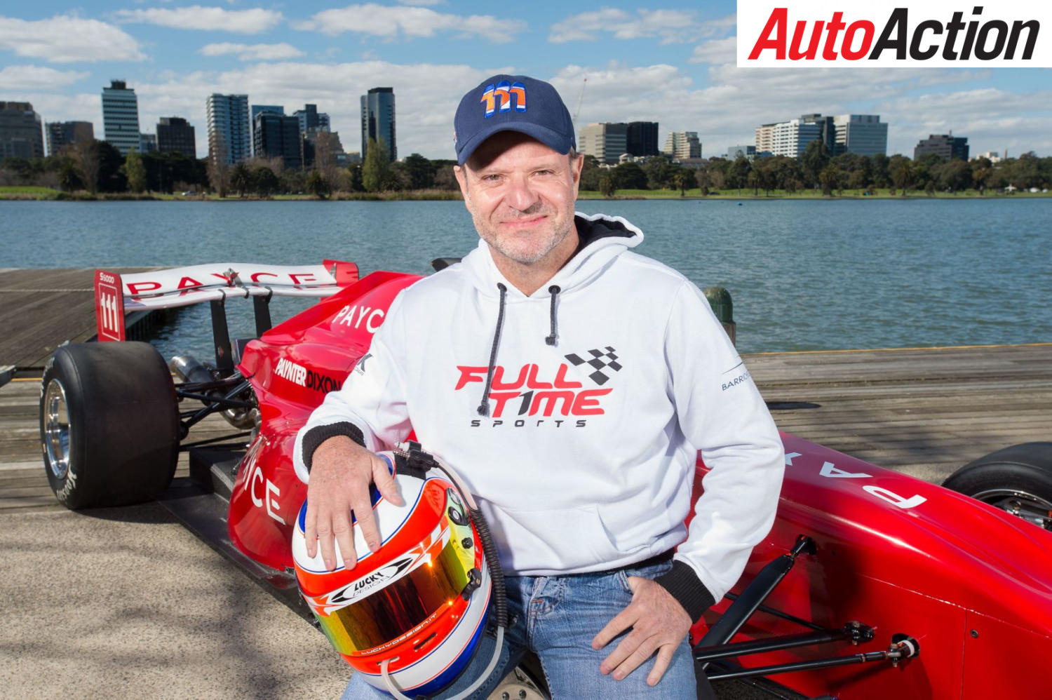Rubens Barrichello has arrived in Australia ahead of the inaugural S5000 event - Photo: Supplied