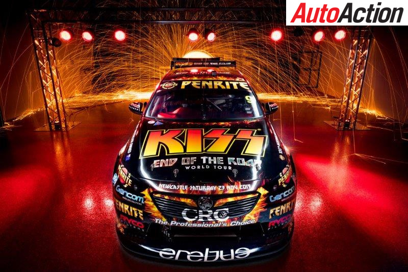 Rock legends KISS team up with Erebus Motorsport - Photo: Supplied
