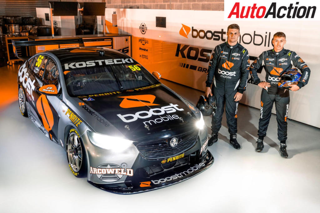 Kostecki's reveal Boost livery - Photo: Supplied