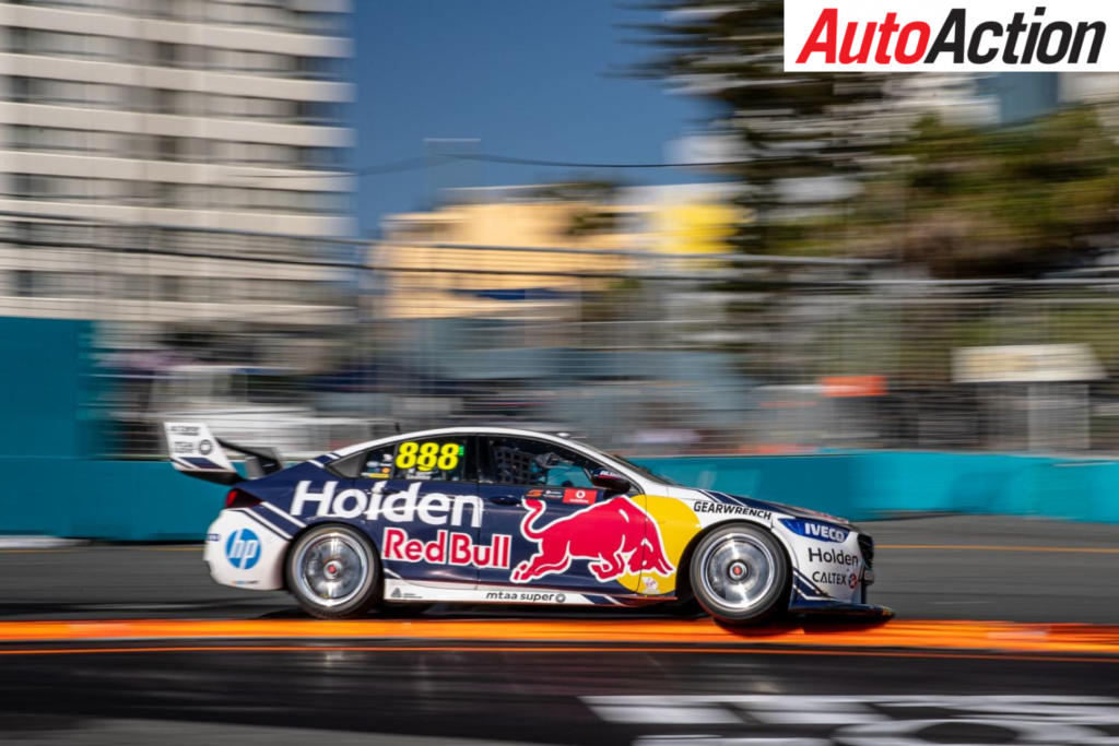 Jamie Whincup held off his teammate to take the win on the Gold Coast - Photo: InSyde Media