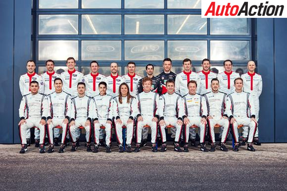 Porsche's factory driver line-up for 2020 - Photo: Supplied