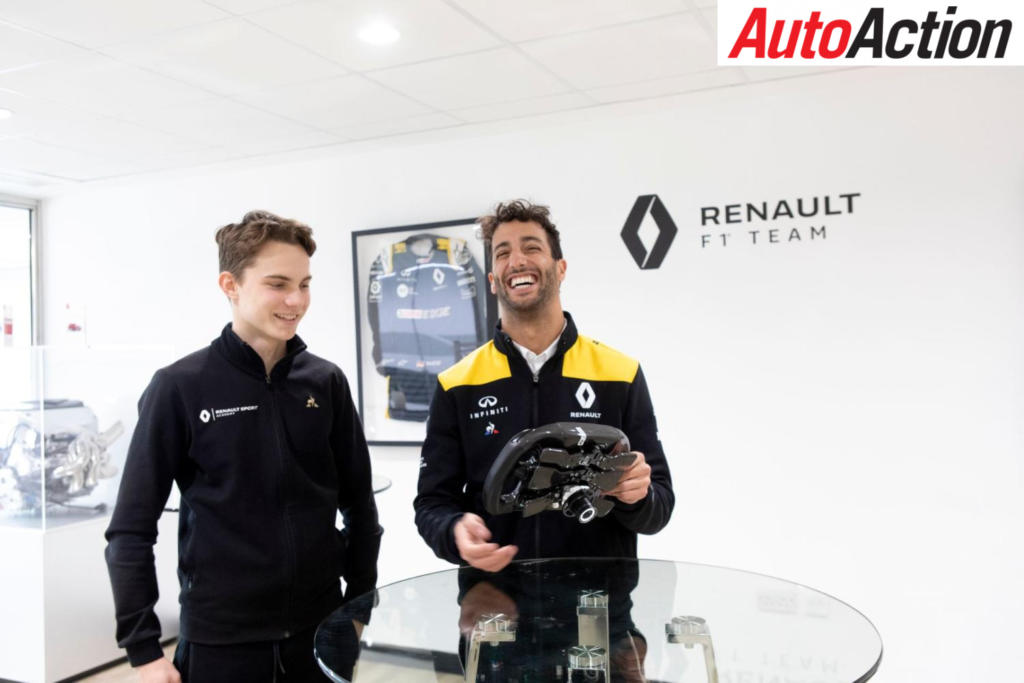 Oscar Piastri chats with Daniel Ricciardo - Photo: Supplied