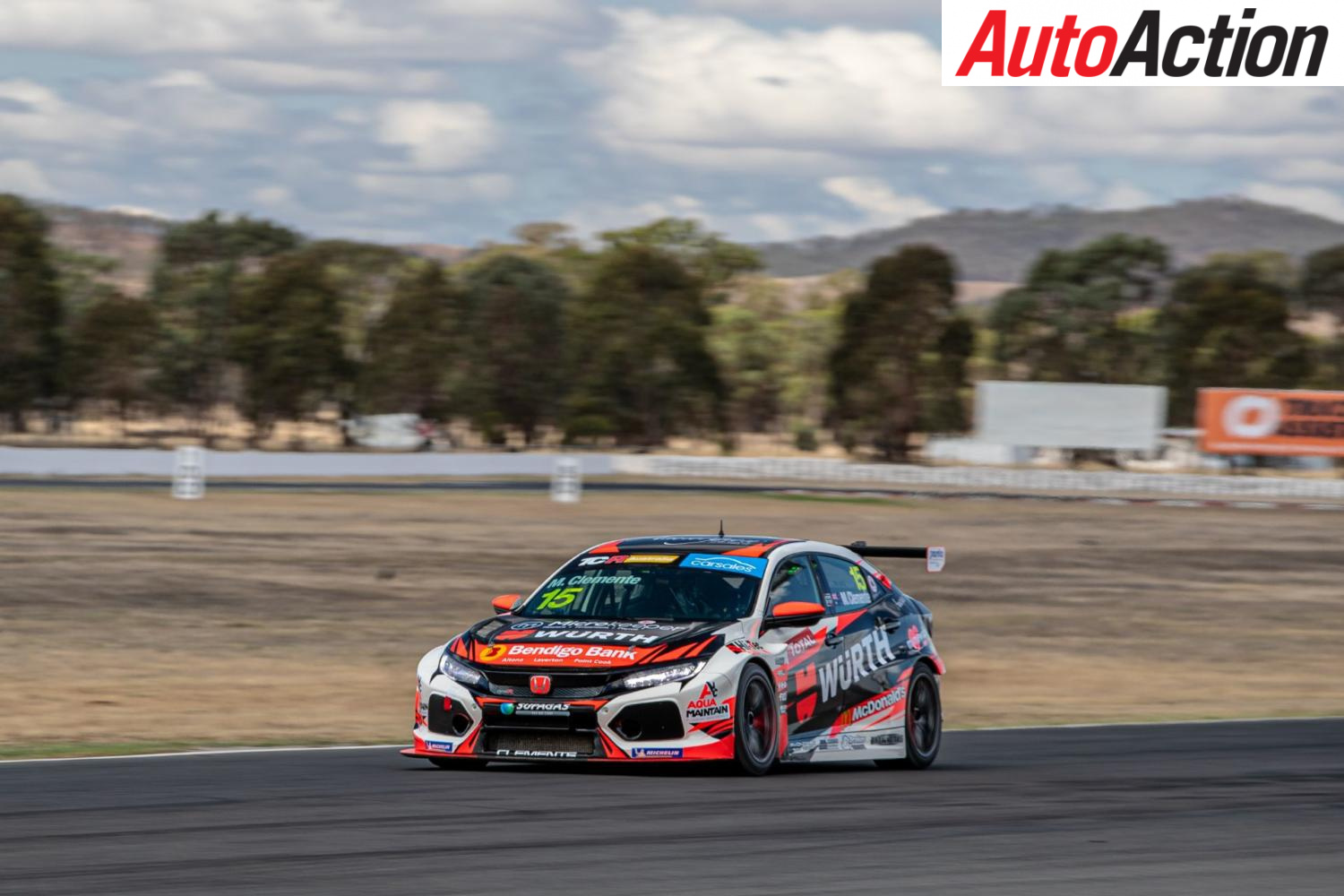 Michael Clemente was one of several rookies at the TCR test - Photo: InSyde Media