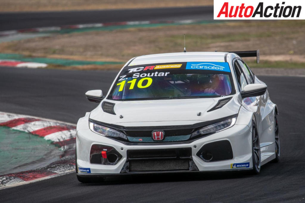Zac Soutar behind the wheel of his Honda - Photo: InSyde Media