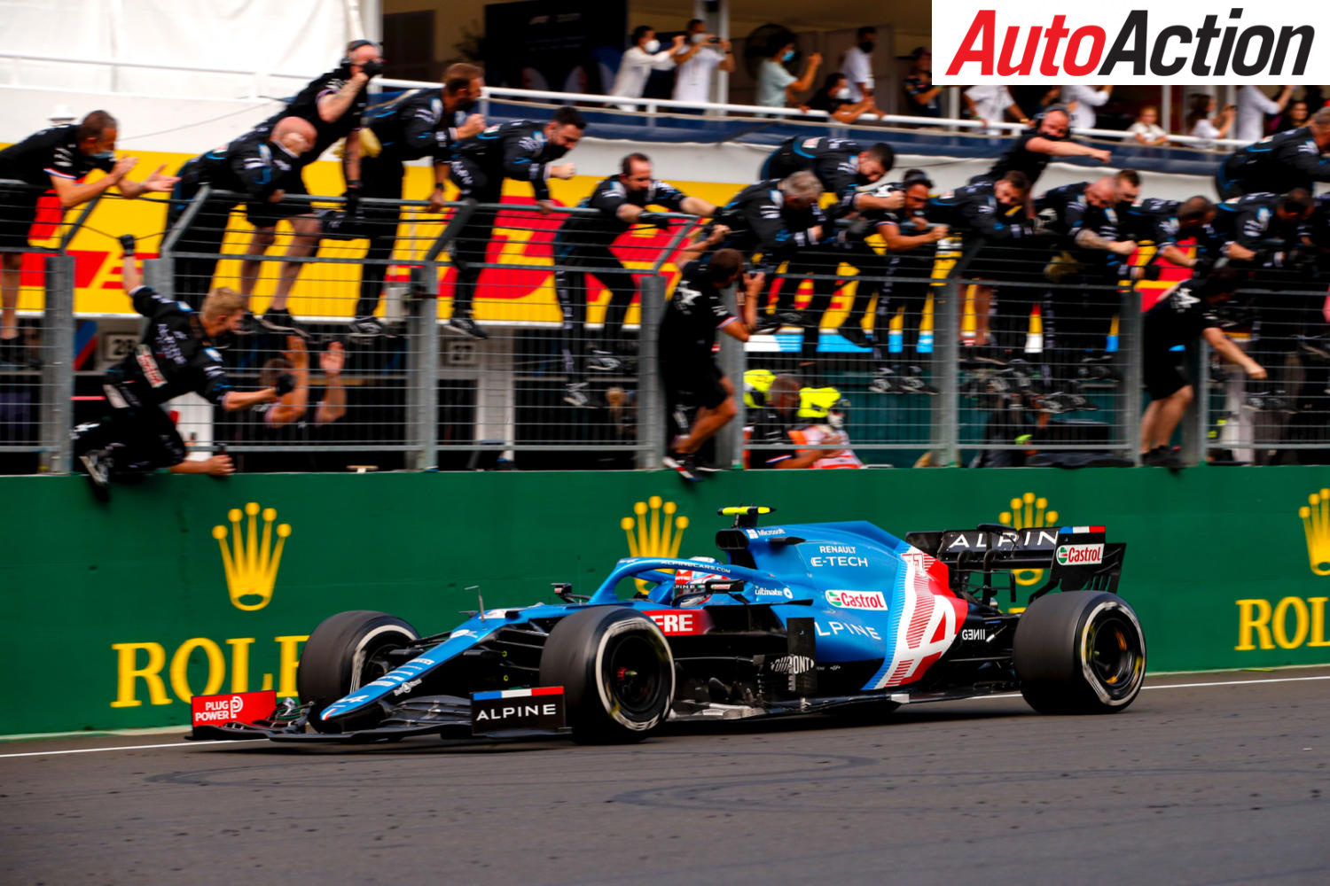 Esteban Ocon wins chaotic Hungarian Grand Prix - Image: Motorsport Images
