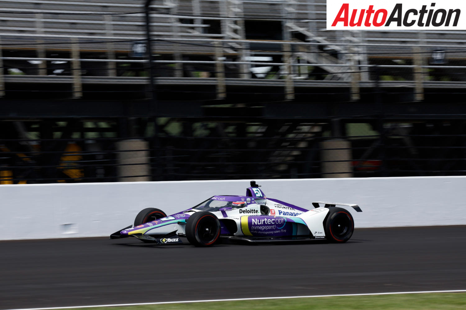 SATO SWEEPS INDY 500 PRACTICE