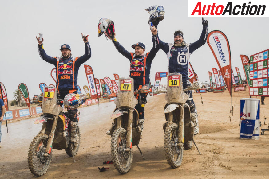Benavides wins epically close Dakar Auto Action