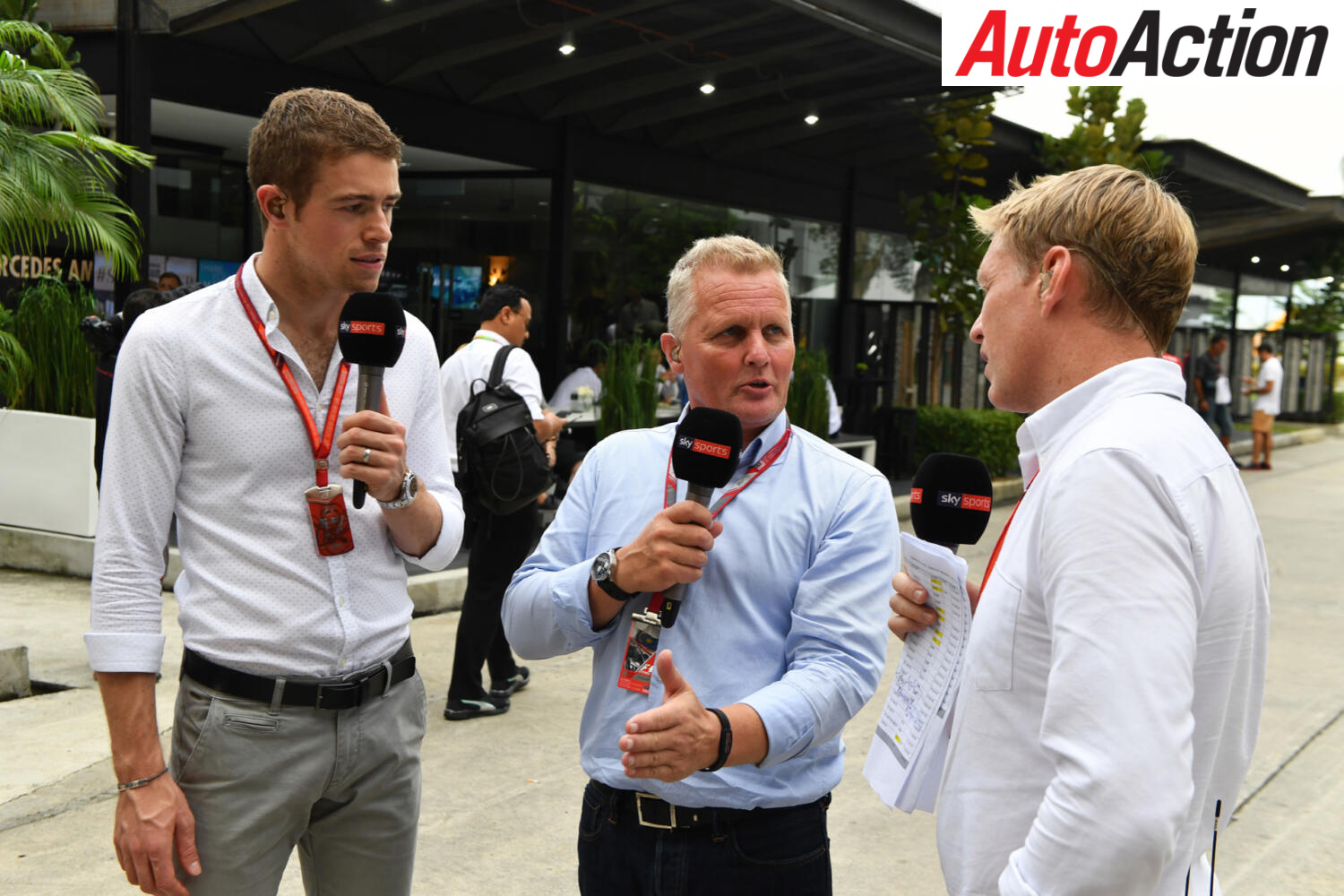 Herbert and Di Resta Dropped From Sky Sports F1 Team Auto Action