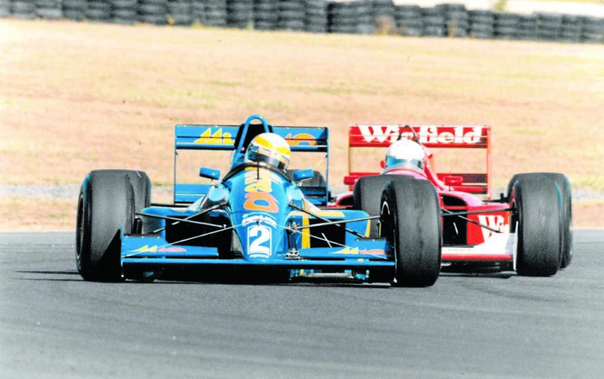 Larko Went Wheel-To-Wheel With Mark Skaife In The Formula Holden Australian Gold Star Championship