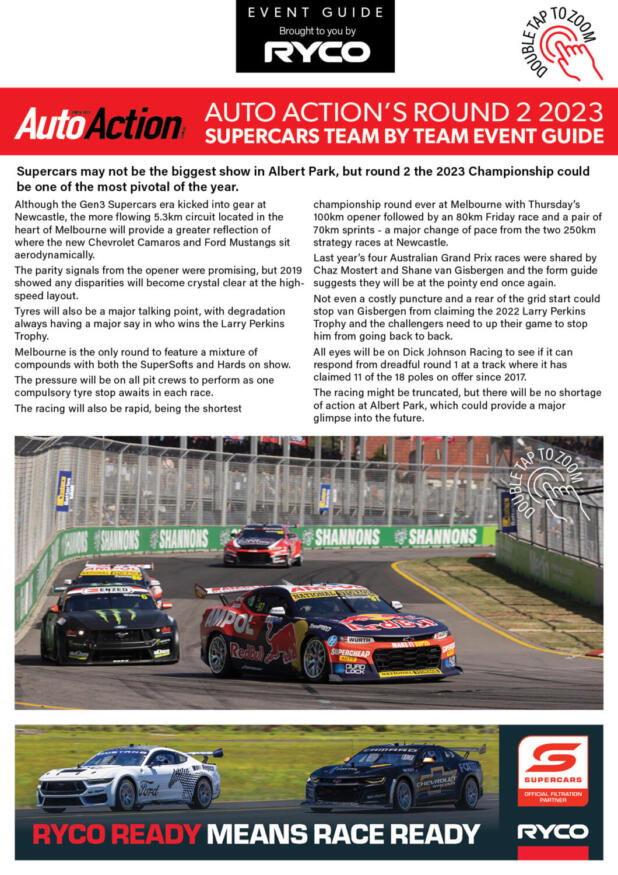 Australian Grand Prix Event - Supercars event guide Round 2