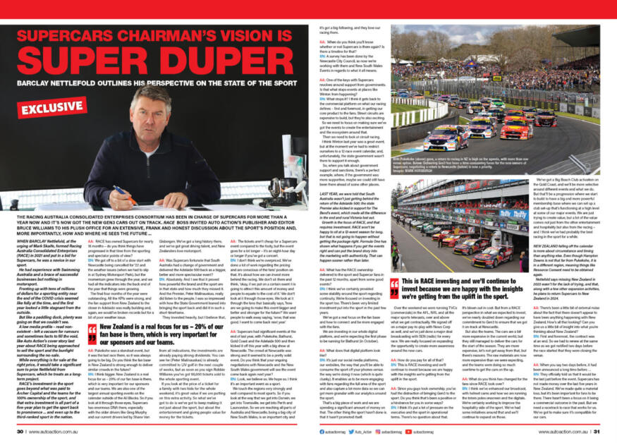 Auto Action Barclay Nettlefold magazine feature interview
