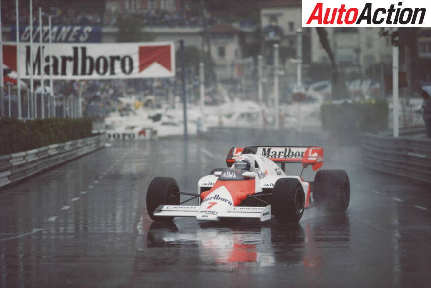Alain Prost McLaren 1984 monaco gp