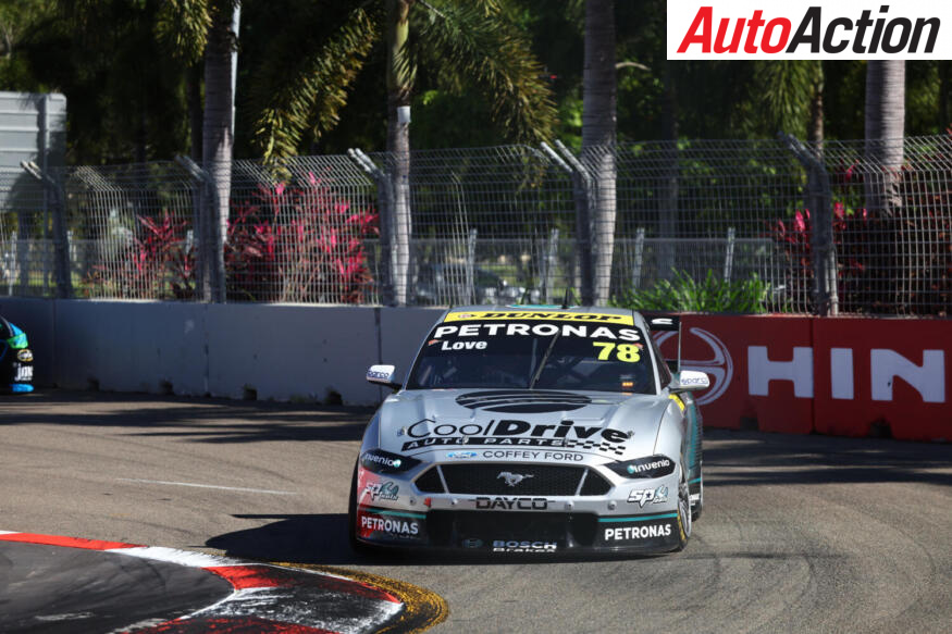 Aaron Love Takes On Turn Three at Townsville in the Blanchard Racing Team Super2 Entry