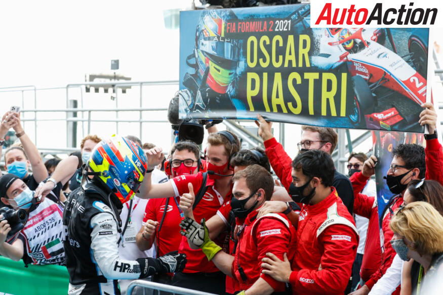 Oscar Piastri Wins the FIA Formula 2 World Championship_With team 2021