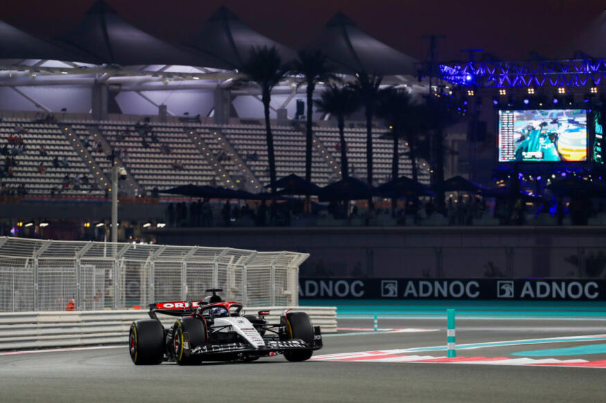 Daniel Ricciardo during second practice at the Abu Dhabi Grand Prix