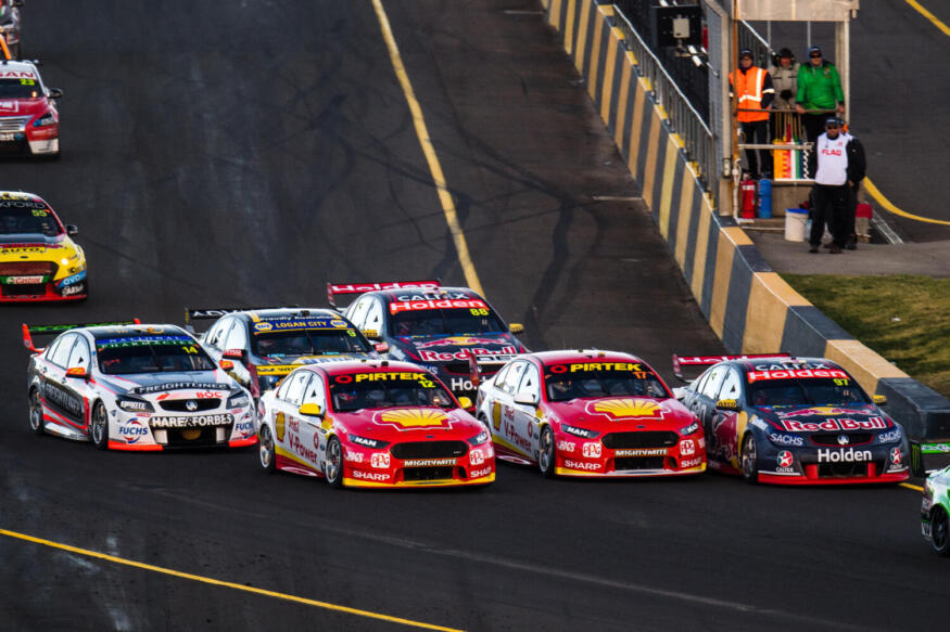 Fabian Coulthard,Scott McLaughlin and Shane van Gisbergen