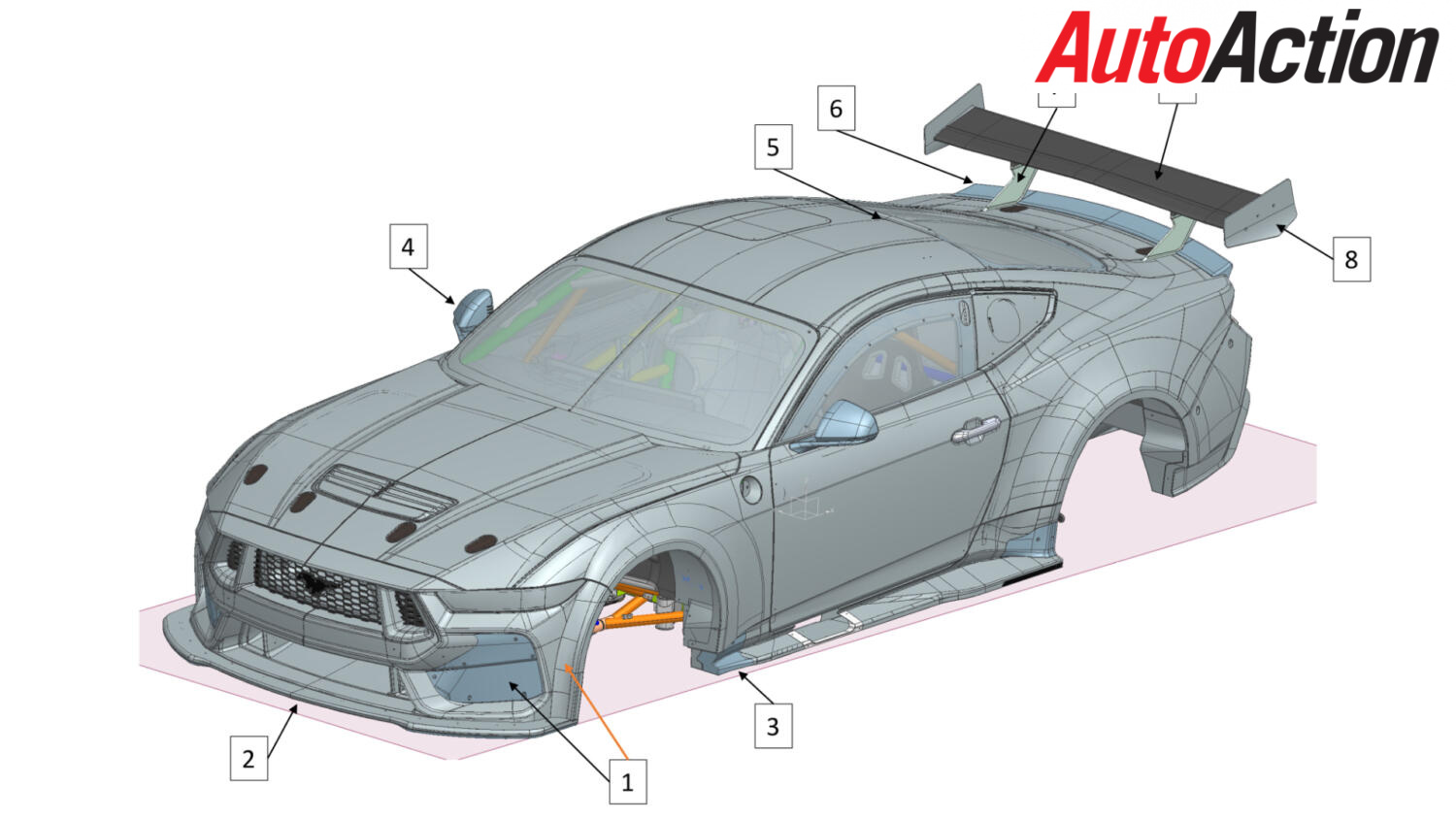 FORD Mustang Supercar - 2024 Aero Spec