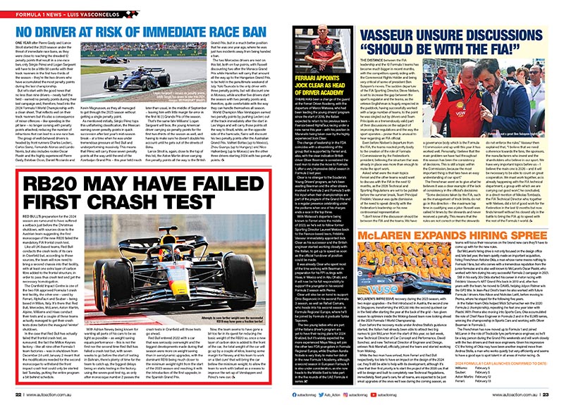 Auto Action out now - Latest F1 News