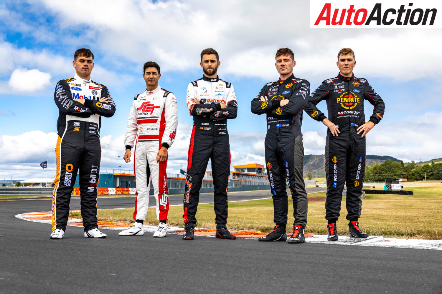 Taupo Supercars Launch - New Zealand Supercar Drivers