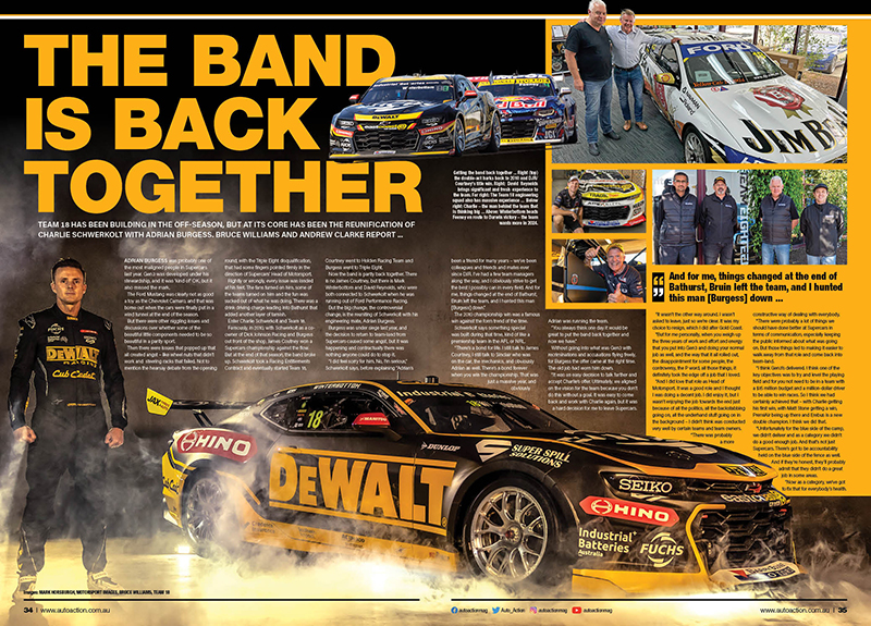 Team 18's Adrian Burgess and Charlie Schwerkolt talk to Auto Action