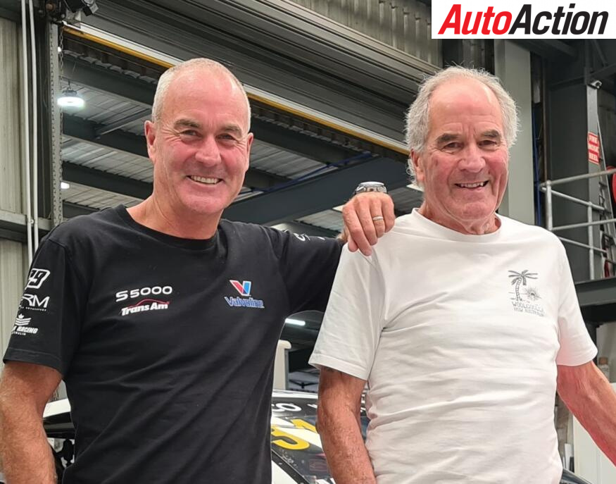 They’re out: Barry and Garry Rogers, pictured at Garry Rogers Motorsport in Dandenong, have sold their shares in RACE. Image: EDWINA WILLIAMS