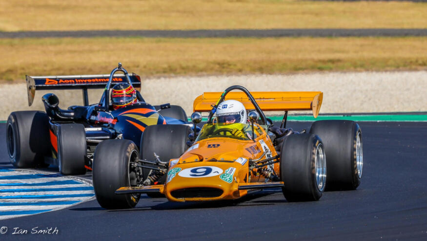 NZ's Toby Annabell in his McLaren M10B. Image: IAN SMITH