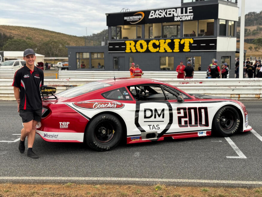 webster livery2 Tassie's own Trans Am driver, Josh Webster has new backing for his Ford Mustang. Image: SUPPLIED