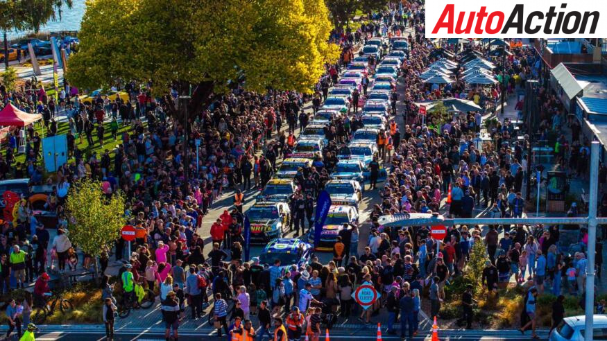The fan reception for the Supercars in Taupo