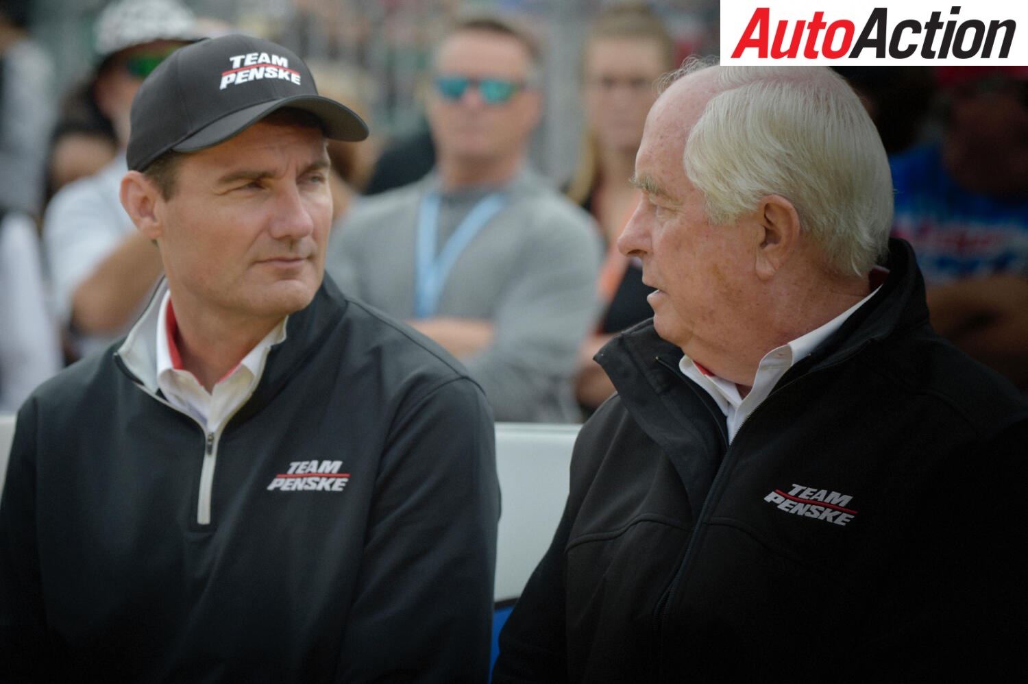 Tim Cindric with Roger Penske