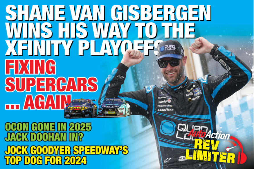 Shane van Gisbergen wins his way to xfinity playoffs. Auto Action RevLimiter podcast