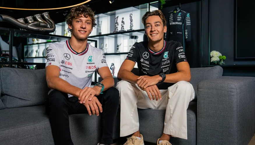 Kimi Antonelli & George Russell