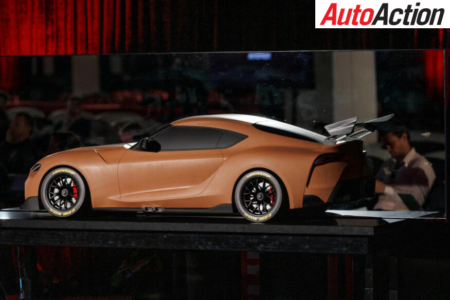 A 40% scale model of the Toyota Supra Gen3 Supercar