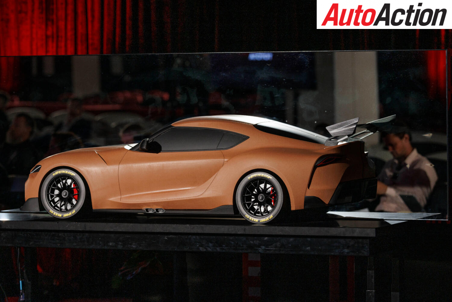 A 40% scale model of the Toyota Supra Gen3 Supercar