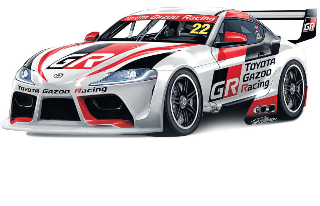 オートワールド2024会場限定 - 1997　トヨタ・スープラ ウィズステッカー AUTO WORLD 1/64 TORC 2024 EXCLUSIVE 1997 TOYOTA SUPRA w