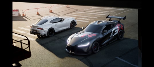 Toyota will enter the Repco Supercars Championship from 2026 with its GR Supra (computer-generated image)