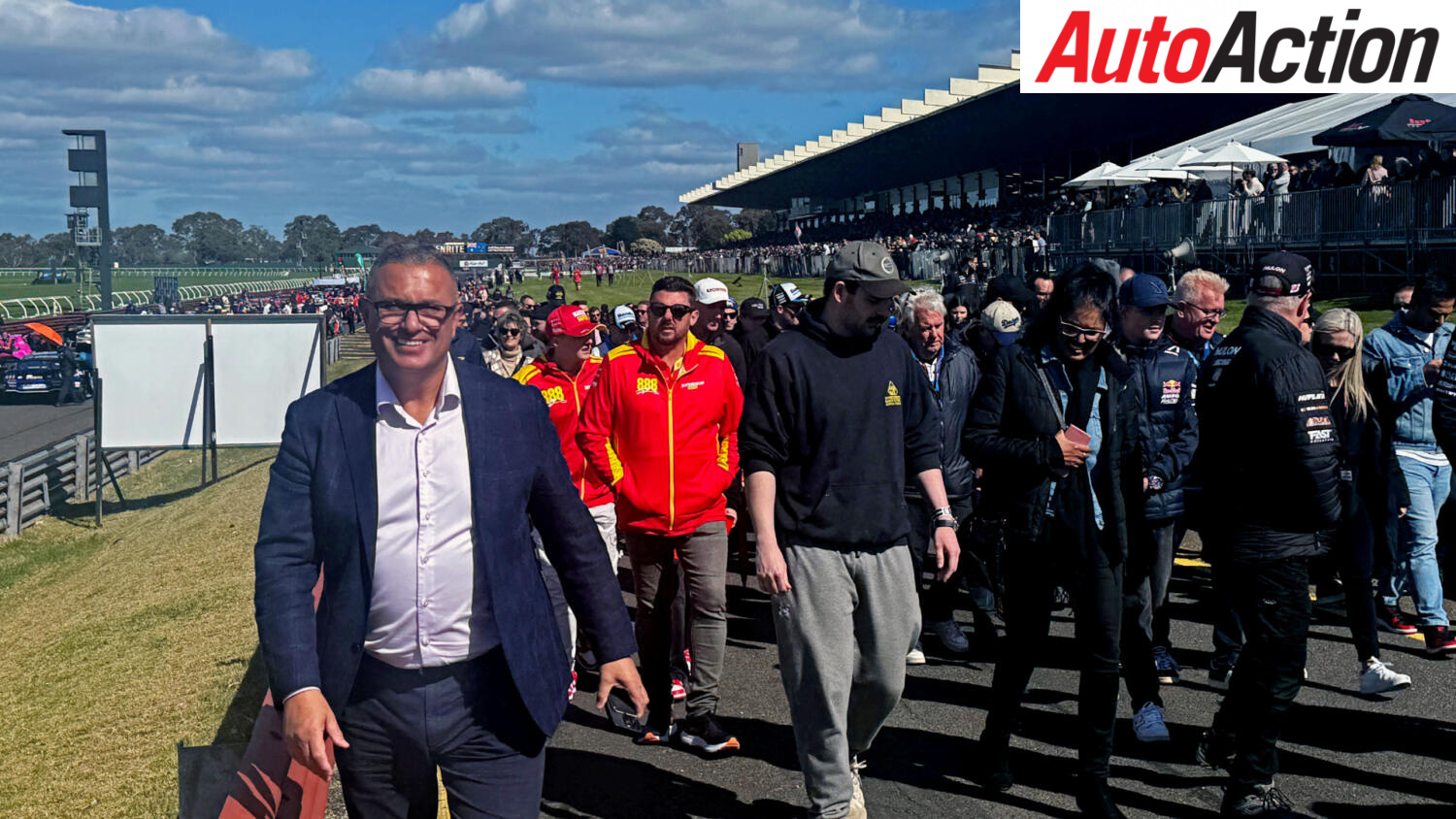 John Kanga, chairman of the Melbourne Racing Club at the 2024 Sandown 500. Photo: Andrew Clarke