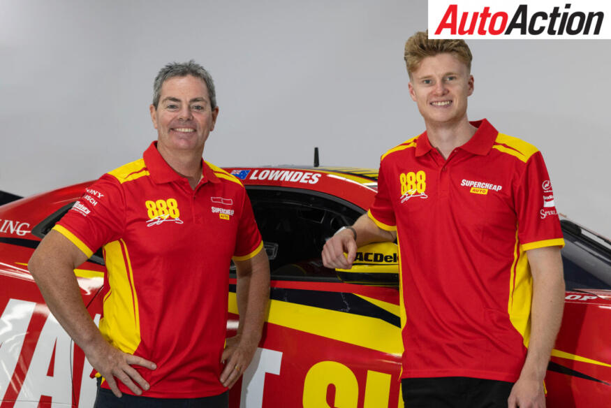 Craig Lowndes and Zach Batres - Supercheap Auto Wildcard Launch