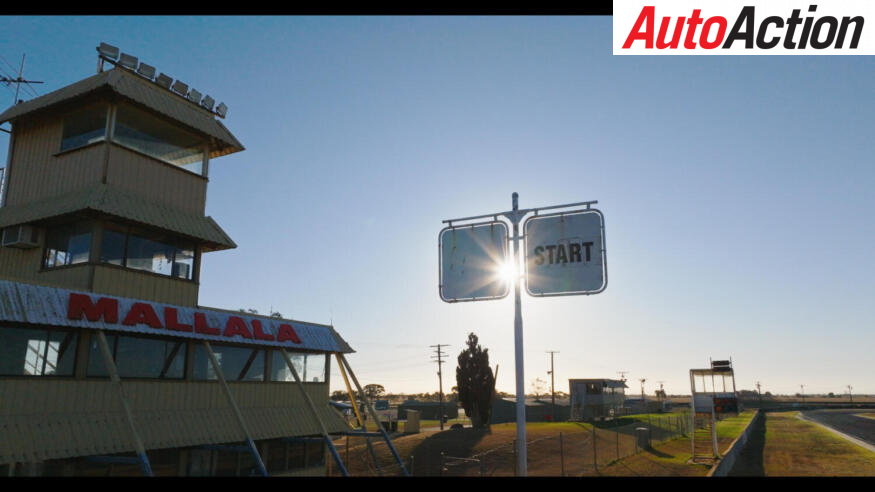 Mallala start finish line