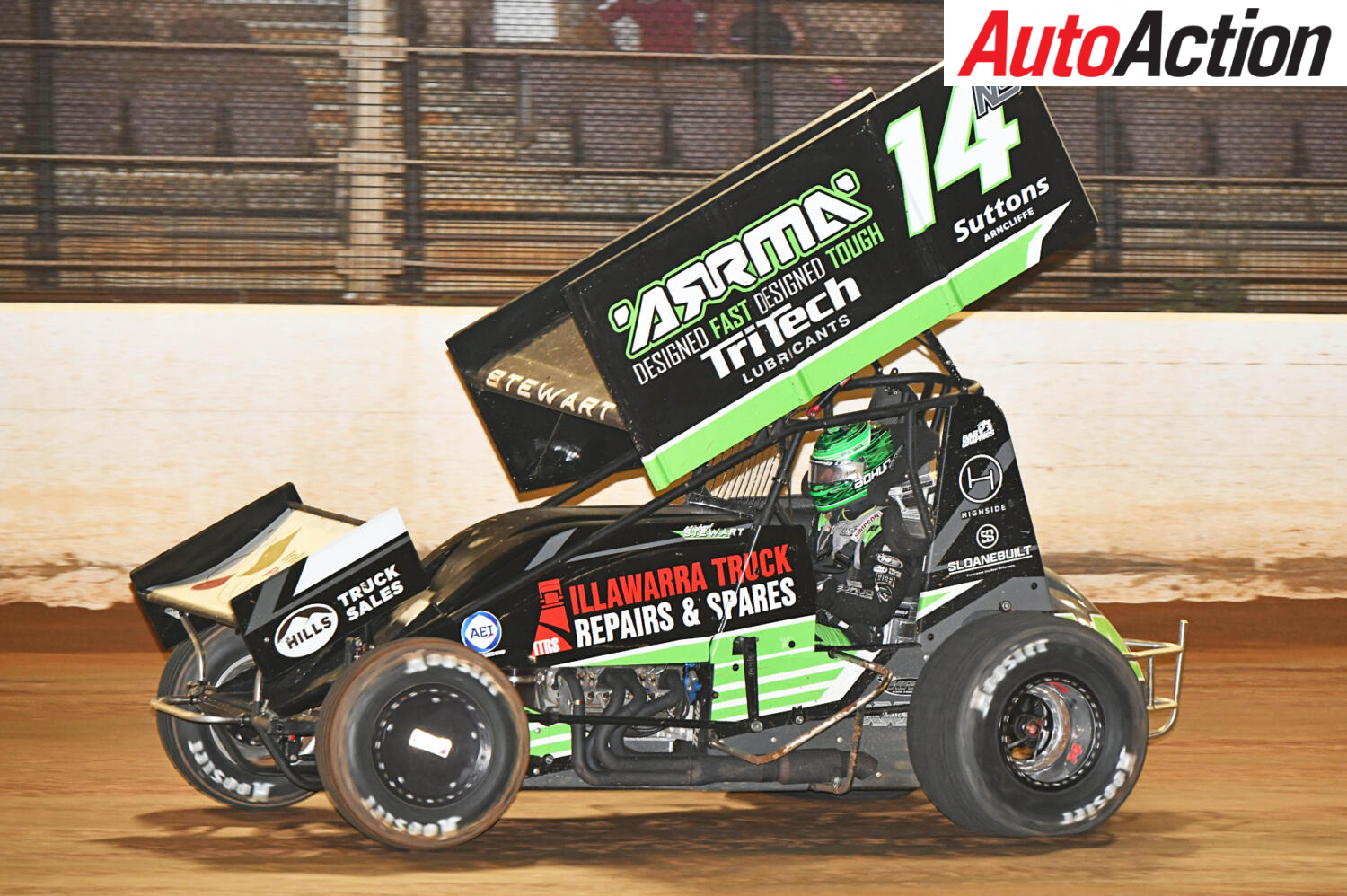 Michael Stewart NS 14 Sprintcar - Photo courtesy of Tony Loxley