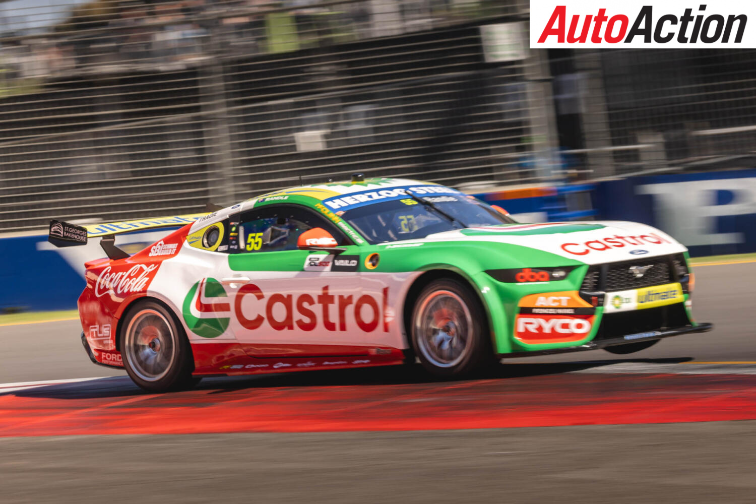 Thomas Randle in Tickford Racings #55 Castrol Mustang. Photo Supplied.