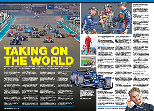 Auto Action latest issue - Australians racing open wheelers