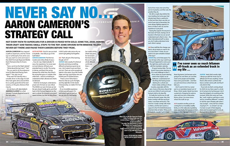 Aaron Cameron's strategy call - latest free digital issue of Auto Action.