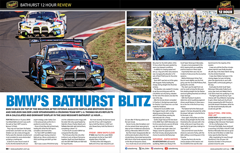 BMW's Bathurst blitz - latest free digital issue of Auto Action.